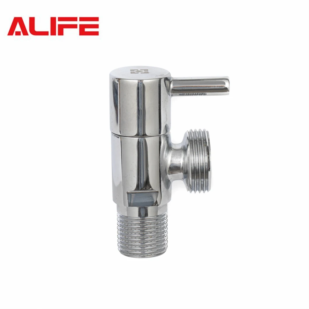 Alife Sanitary Plumbing Brass Angle Stop Valve Toilet for Bathroom and Sink