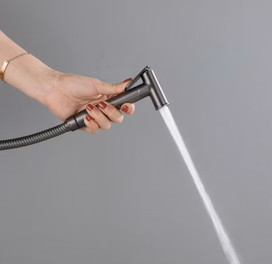 Bidet Sprayer for Toilet, High Pressure Handheld Spray Kit, Brass Wash Cleaning Sprayer Set for Cloth Diaper Bathing Pets, Feminine Hygiene