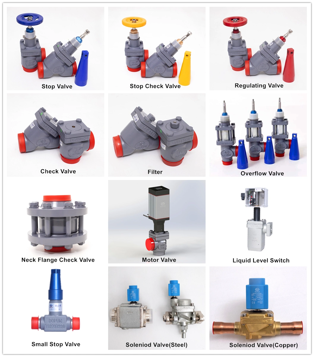 Industrial Refrigeration Cold Storage Connecting Ammonia Freon System Butt Welding Regulating Valve