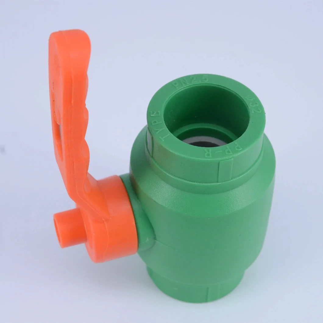 Promotion Cheap Price PPR Plastic 100% New Material Ball Valve with Certicifate