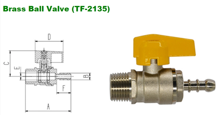50% off Pricelist of 1/2 3/4 1 1-1/4 1-1/2 2 Inch Straight Through Type Brass Gas Stop Ball Valve with Aluminum Handle (TF-2620)