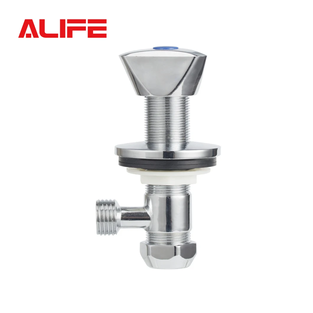 Alife Sanitary Plumbing Brass Angle Valve Trigle Valve Round Valve for Water Stop Toilet Basin