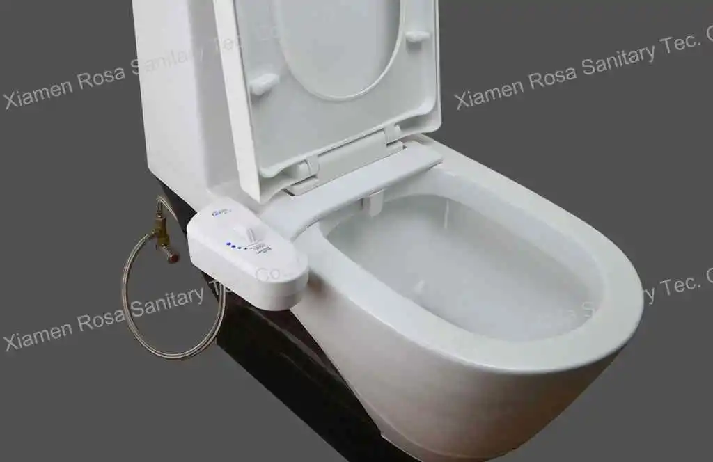 Bathroom Product Bidet Factory Non-Electric Mechanical Bidet CB1100 Toilet Seat Bidet Cold Water with Stainless Steel Hose, Brass Valve, Self Cleaning Nozzle