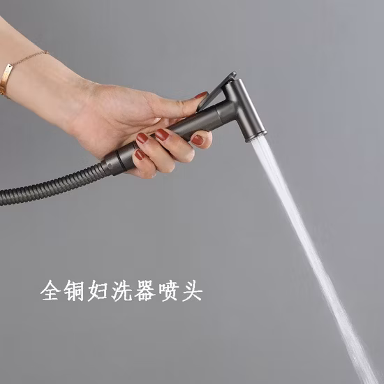 Bidet Sprayer for Toilet, High Pressure Handheld Spray Kit, Brass Wash Cleaning Sprayer Set for Cloth Diaper Bathing Pets, Feminine Hygiene