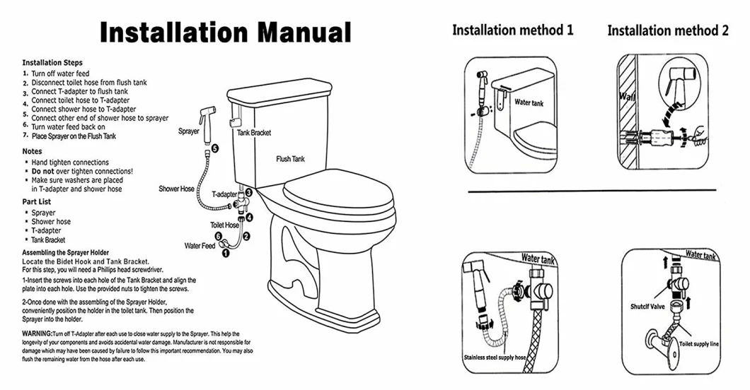 Brass Toilet Hot Cold Bidet Spray Handheld Set Bathroom Shower Set Shattaf Sprayer Jet Douche Kit