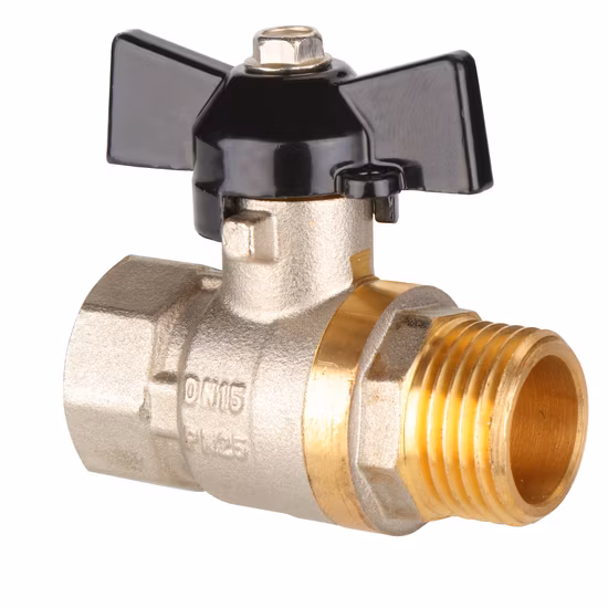 Good Quality Butterfly Handle Cw617n Brass Thread Ball Valve