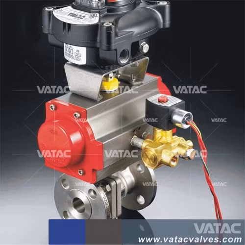 Brass, Cast Iron or Forged Stainless Steel Electric &amp; Pneumatic Industrial Floating Ball Valve with Thread / Screw NPT or Bsp Ends