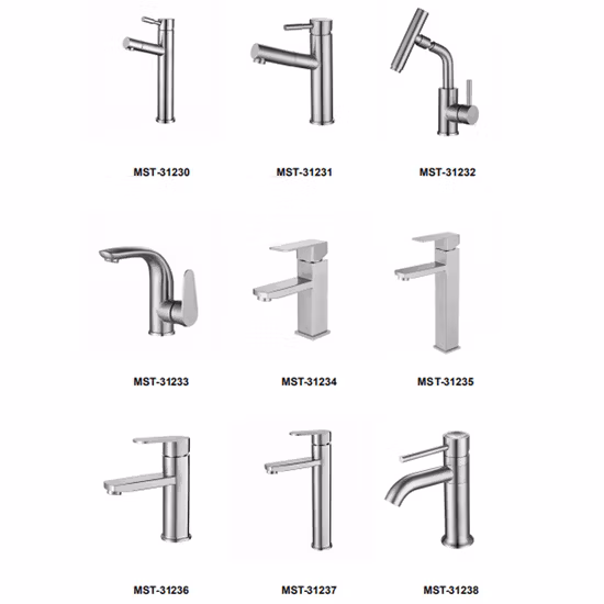 Long S-Spout Wall Mounted Sink Mixer Tap in Kitchen