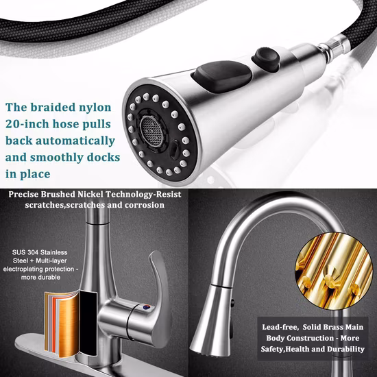 Automatic Sink Infrared Sensor Faucet Smart Touchless Kitchen Bathroom Water Tap