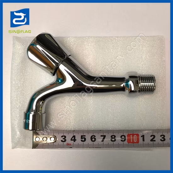 Wall Mounted Bathroom Washing Machine Faucet Only Cold Brass Water Tap