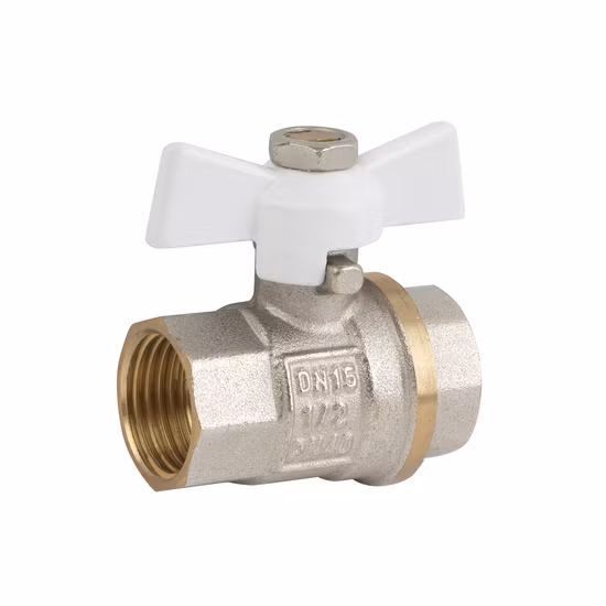Good Quality Butterfly Handle Cw617n Brass Thread Ball Valve