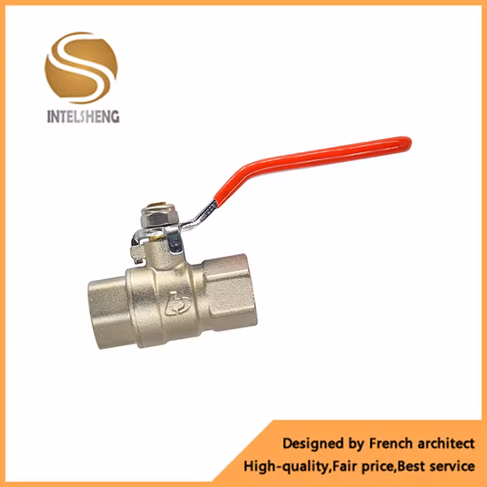 1/2, 3/4, 1, 1-1/4, 1-1/2, 2 Inch Lockable Forged Brass Ball Valve with Long Handle Male Fermale Thread Long Handle (TF-118)