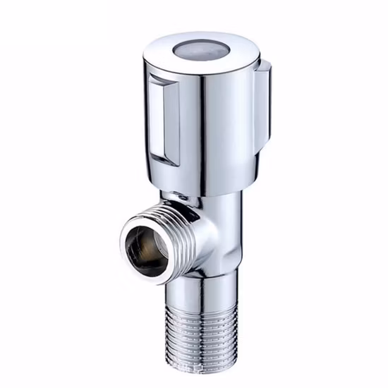 Bathroom 304 Stainless Steel Toilet Water Heater Hot and Cold Double Outlet Triangle Valve