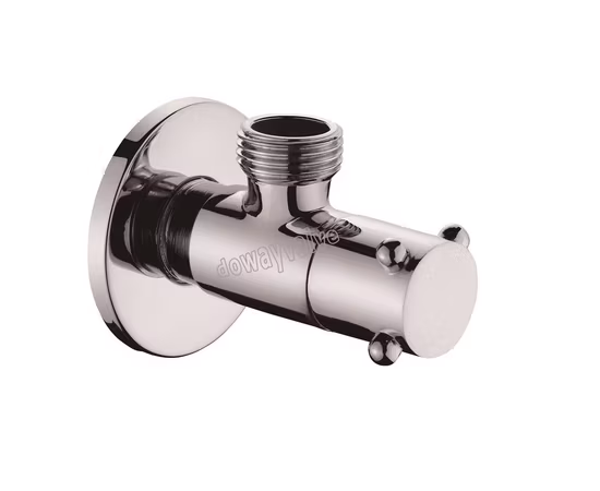 Service Brass Angle Valve with Polishing and Chrome Plated