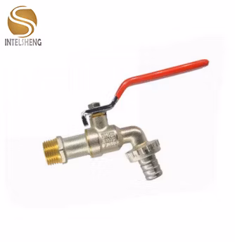 1/2 Inch Bib Cock Washing Machine Black Brass Water Tap for Outdoor Garden